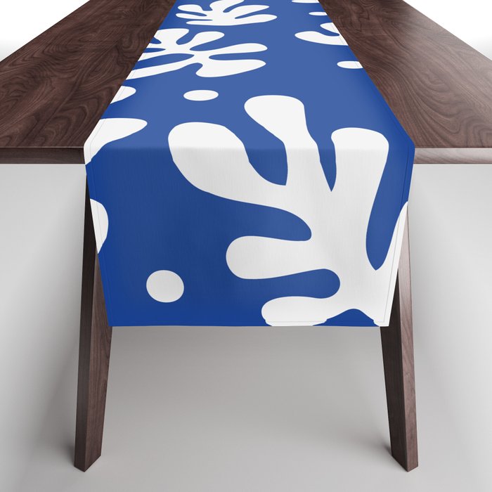 Henri Matisse - Leaves Pattern - Deep Blue Table Runner Gallery Image 1