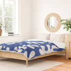 Henri Matisse - Leaves Pattern - Deep Blue Duvet Cover Gallery Image 2