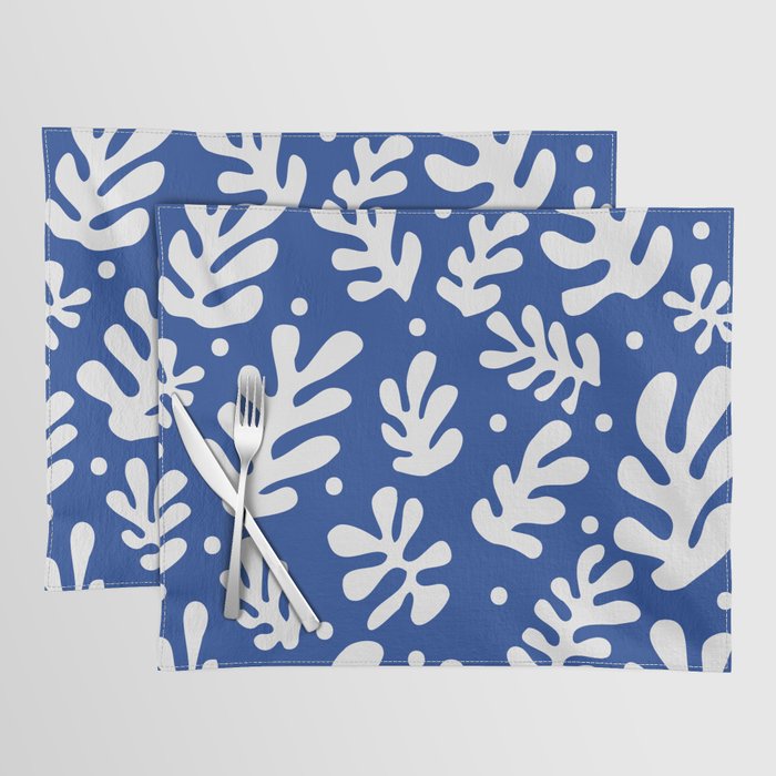 Henri Matisse - Leaves Pattern - Deep Blue Placemat Gallery Image 1