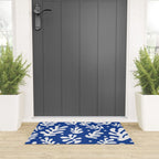 Henri Matisse - Leaves Pattern - Deep Blue Welcome Mat Gallery Image 3