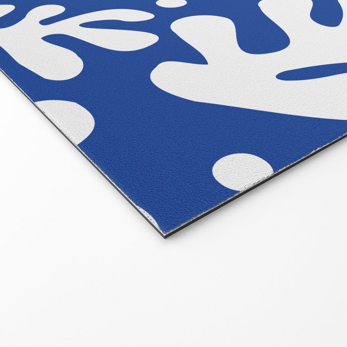 Henri Matisse - Leaves Pattern - Deep Blue Welcome Mat Gallery Image 2