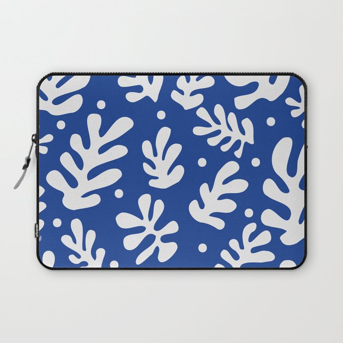 Henri Matisse - Leaves Pattern - Deep Blue Laptop Sleeve Gallery Image 1