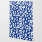 Henri Matisse - Leaves Pattern - Deep Blue Wallpaper Gallery Image 2