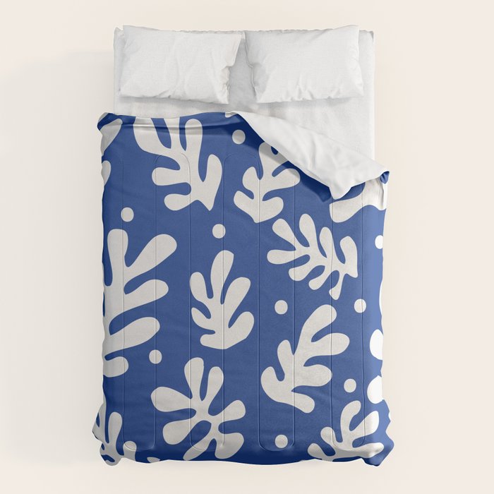 Henri Matisse - Leaves Pattern - Deep Blue Comforter Gallery Image 6