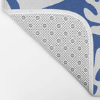 Henri Matisse - Leaves Pattern - Deep Blue Bath Mat Gallery Image 2