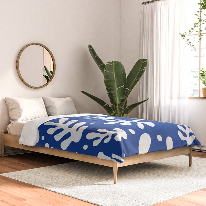 Henri Matisse - Leaves Pattern - Deep Blue Comforter Gallery Image 2