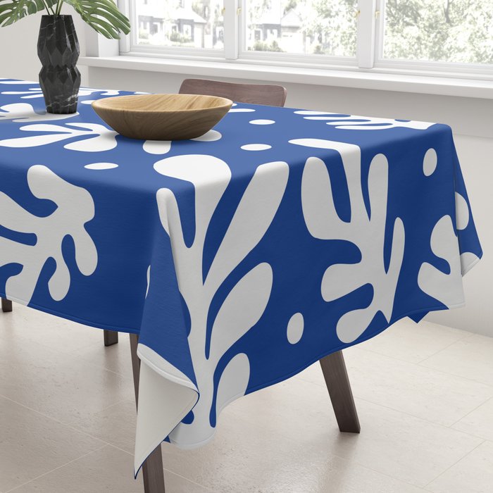 Henri Matisse - Leaves Pattern - Deep Blue Tablecloth Gallery Image 3