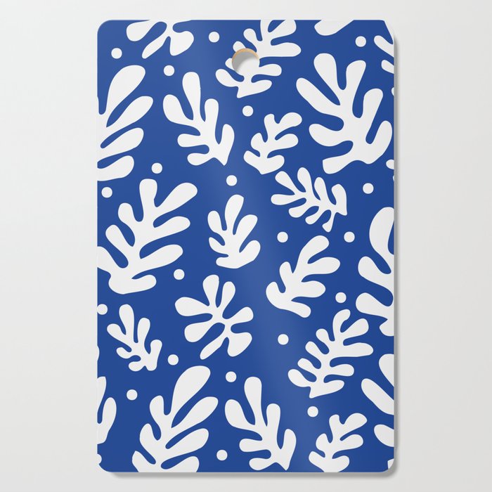 Henri Matisse - Leaves Pattern - Deep Blue Cutting Board Gallery Image 1