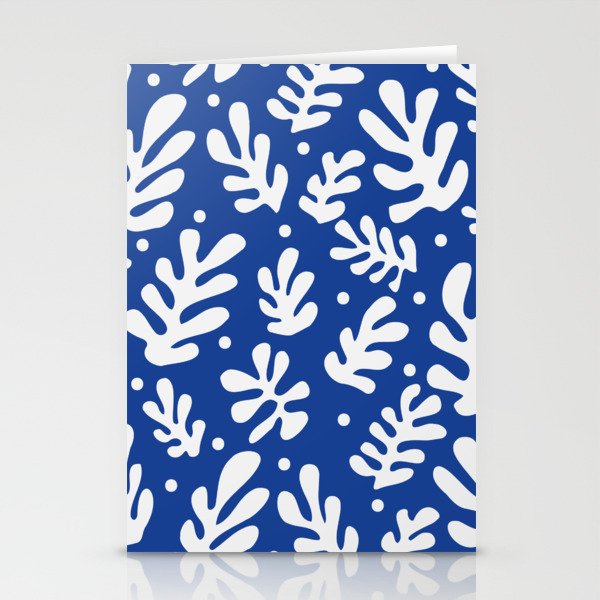 Henri Matisse - Leaves Pattern - Deep Blue Stationery Card Gallery Image 2