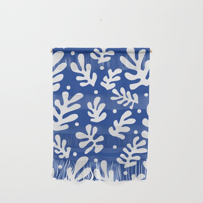 Henri Matisse - Leaves Pattern - Deep Blue Wall Hanging Gallery Image 1