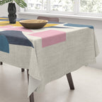 Sunny Blues  Tablecloth Gallery Image 3