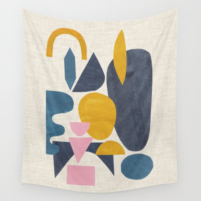 Sunny Blues  Wall Tapestry Gallery Image 4