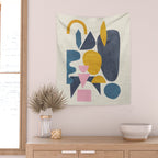 Sunny Blues  Wall Tapestry Gallery Image 2