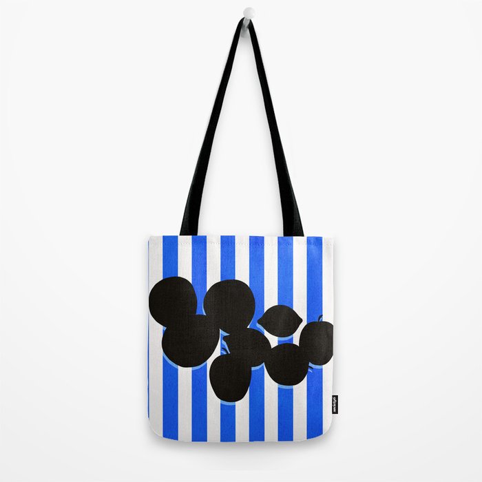 Still life - blue stripe Tote Bag Gallery Image 2