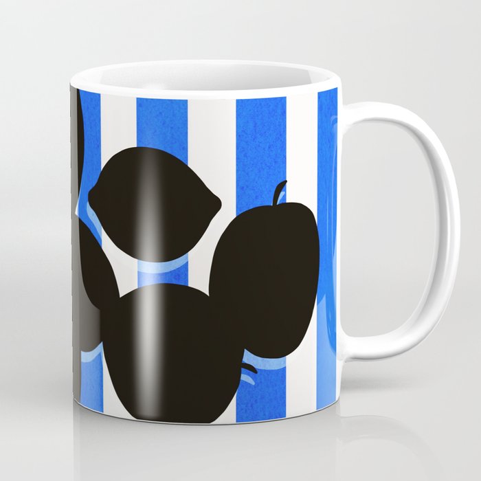 Still life - blue stripe Coffee Mug Gallery Image 1