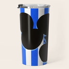 Still life - blue stripe Travel Mug Gallery Image 3