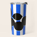 Still life - blue stripe Travel Mug Gallery Image 2