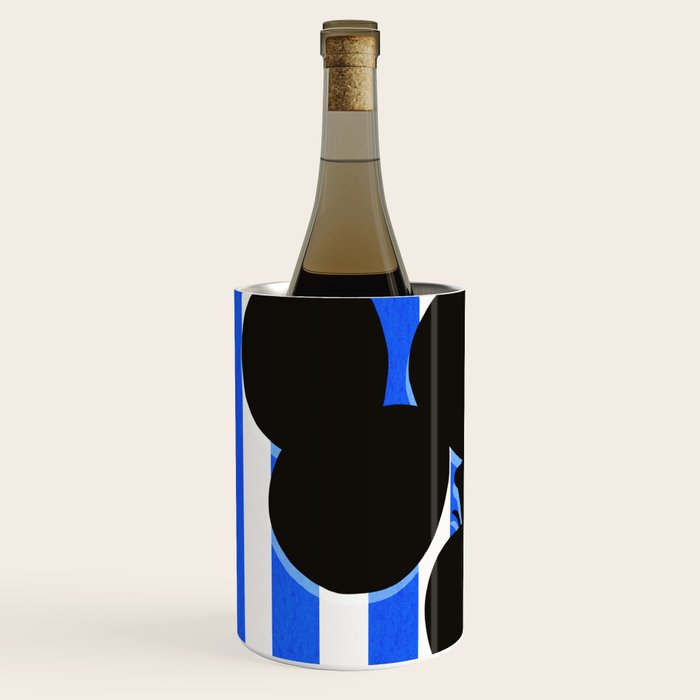 Still life - blue stripe Wine Chiller Gallery Image 2
