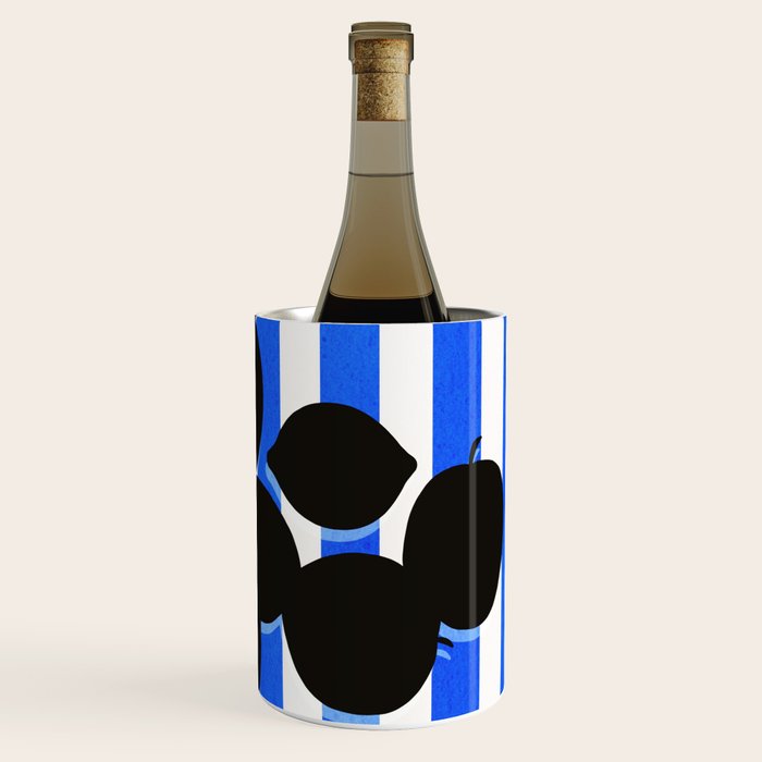 Still life - blue stripe Wine Chiller Gallery Image 3