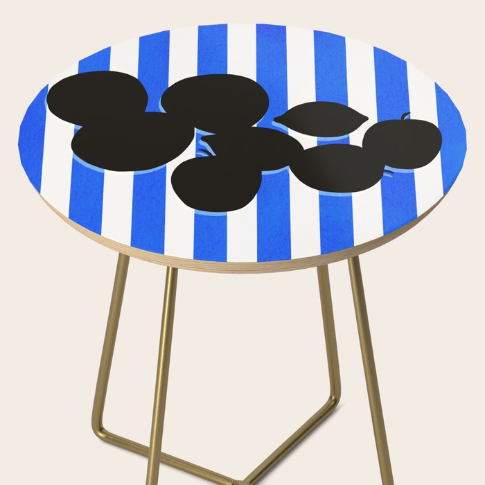 Still life - blue stripe Side Table Gallery Image 2