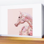 FLORAL HORSE Wall Mural Gallery Image 2
