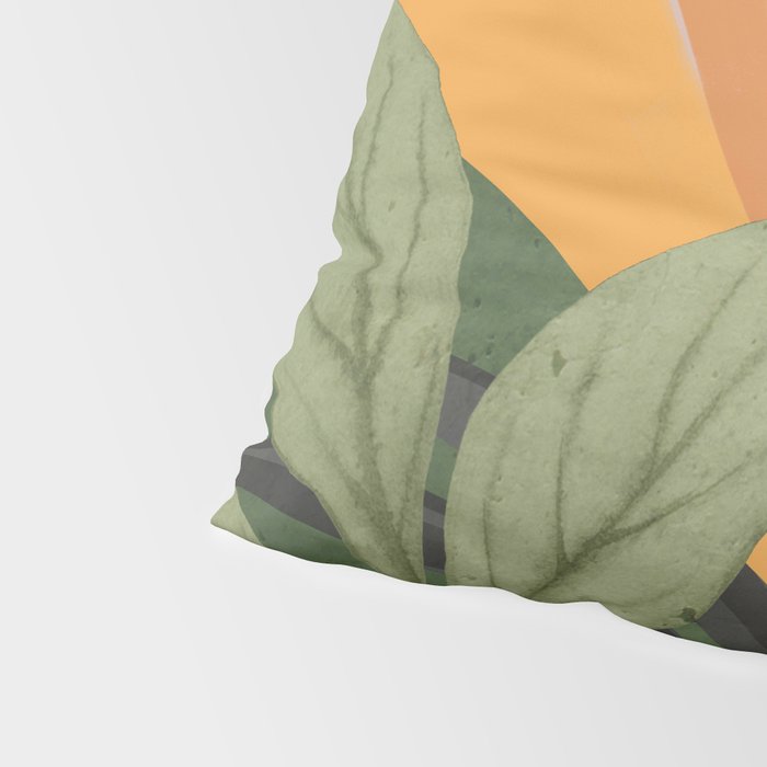 Abstract Art Tropical Leaves 109 Pillow Sham Gallery Image 4