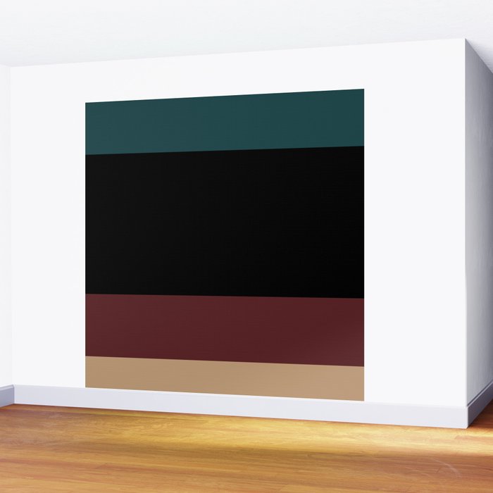 Contemporary Color Block XII Wall Mural Gallery Image 2