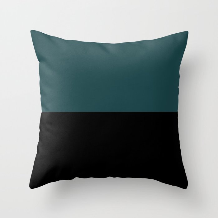 Contemporary Color Block XII Throw Pillow Gallery Image 1