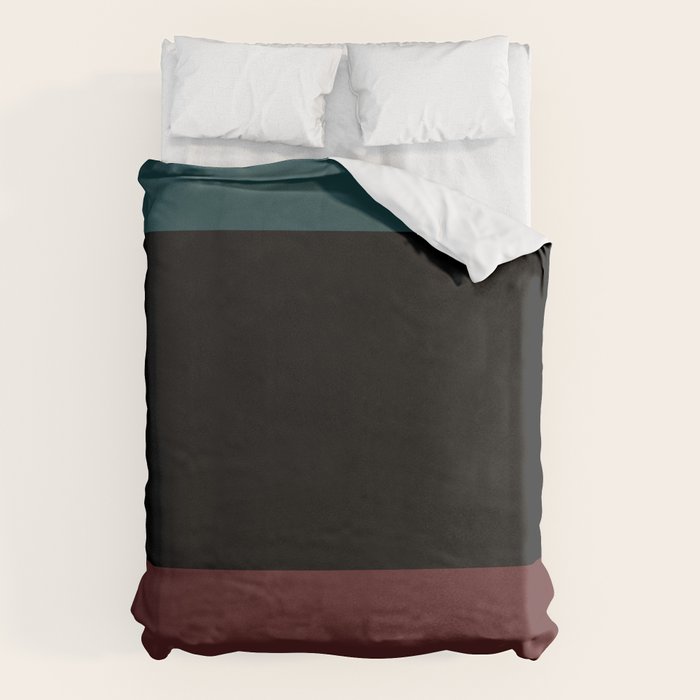 Contemporary Color Block XII Duvet Cover Gallery Image 6