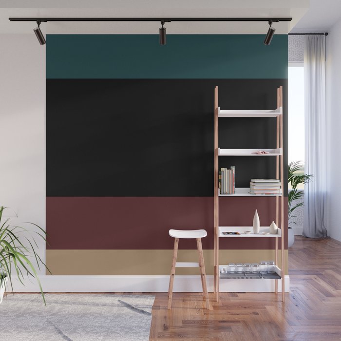 Contemporary Color Block XII Wall Mural Gallery Image 1