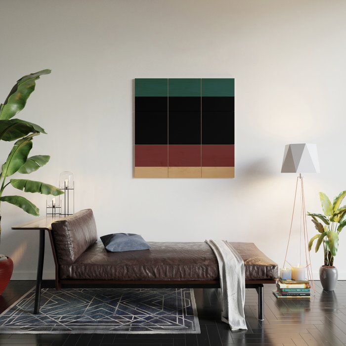 Contemporary Color Block XII Wood Wall Art Gallery Image 2