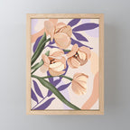 Large pink flowers MP3 Mini Art Print Gallery Image 1