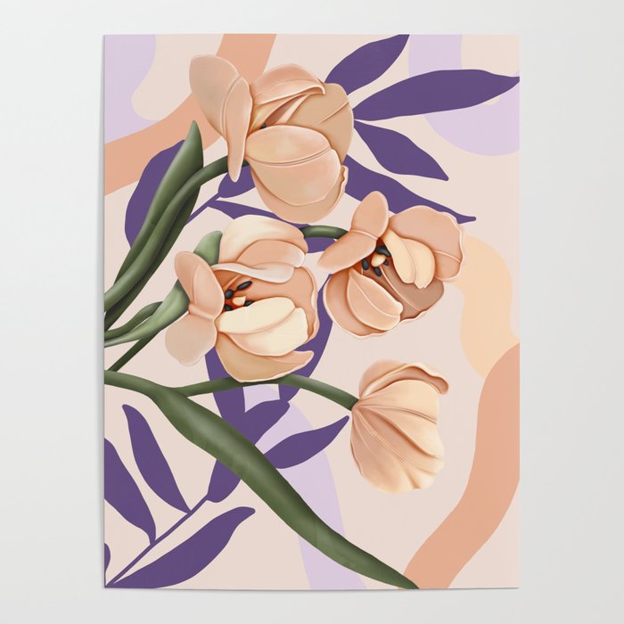 Large pink flowers MP3 Poster Gallery Image 4