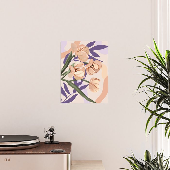 Large pink flowers MP3 Poster Gallery Image 2