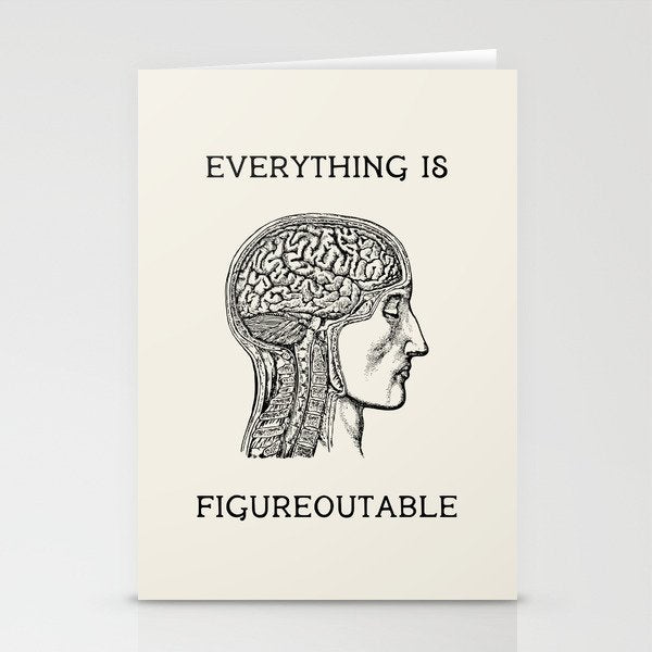 Everything is Figureoutable #2 Stationery Card Gallery Image 2
