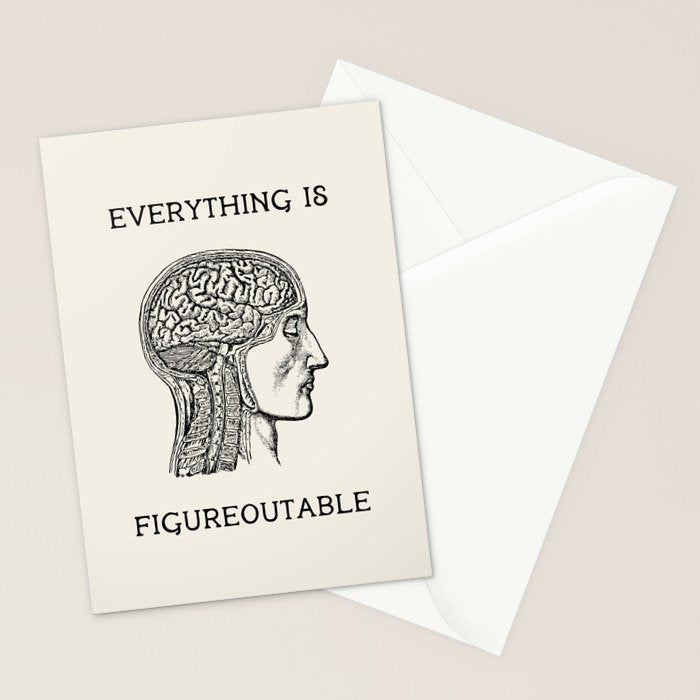 Everything is Figureoutable #2 Stationery Card Gallery Image 2