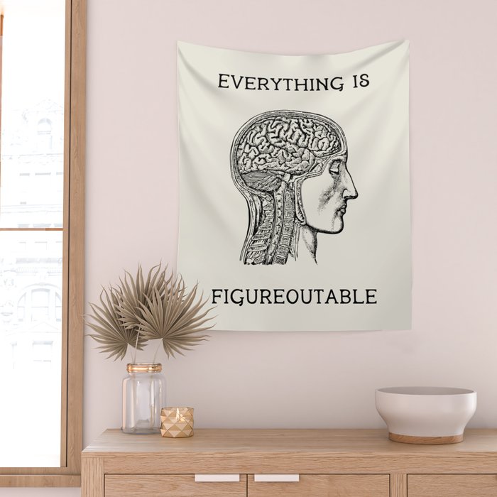 Everything is Figureoutable #2 Wall Tapestry Gallery Image 2