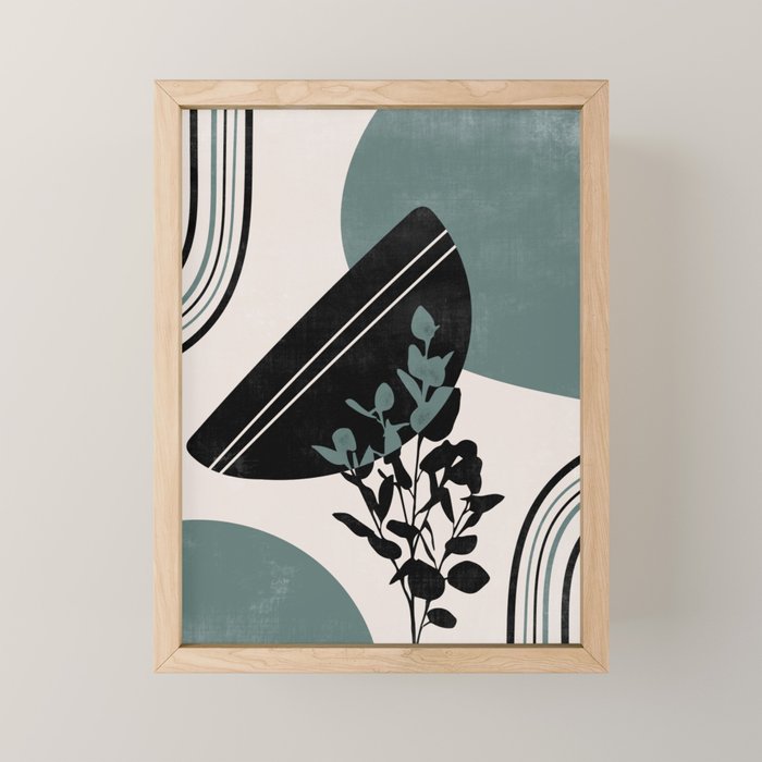 Eucalyptus Boho Botanical Mini Art Print Gallery Image 1