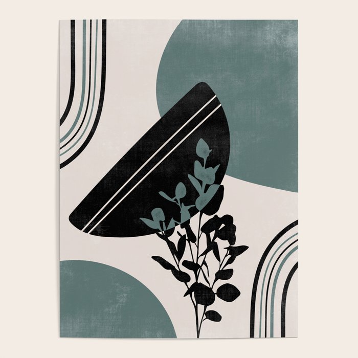 Eucalyptus Boho Botanical Poster Gallery Image 1