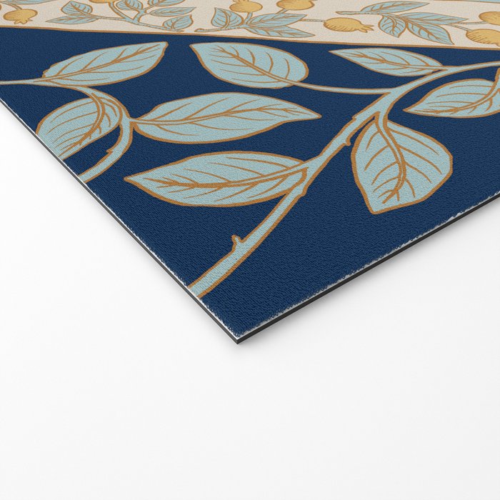 Sun Moon and Stars Celestial Blue Welcome Mat Gallery Image 2