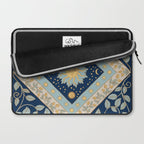 Sun Moon and Stars Celestial Blue Laptop Sleeve Gallery Image 2