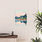Pastel Lake Reflections Poster Gallery Image 2
