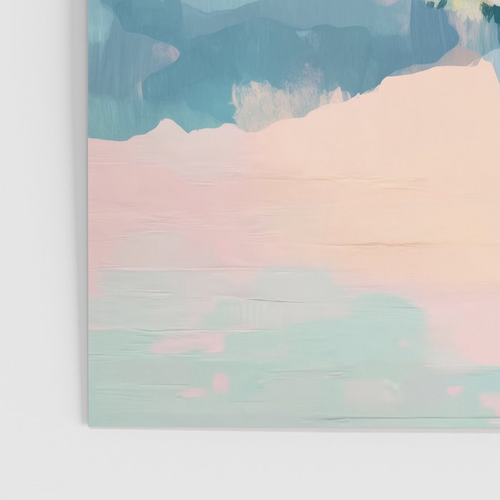 Pastel Lake Reflections Poster Gallery Image 3