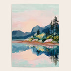 Pastel Lake Reflections Poster Gallery Image 4