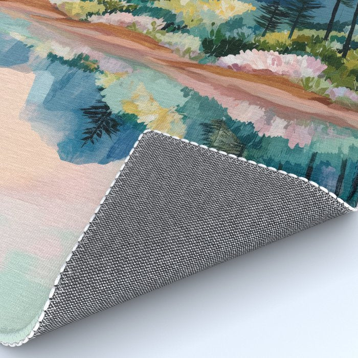Pastel Lake Reflections Rug Gallery Image 4
