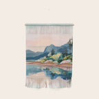 Pastel Lake Reflections Wall Hanging Gallery Image 1