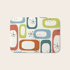 Mid Century Modern Shapes 1950s colors  Bath Mat Gallery Image 1