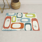 Mid Century Modern Shapes 1950s colors  Rug Gallery Image 1