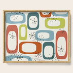 Mid Century Modern Shapes 1950s colors  Serving Tray Gallery Image 1