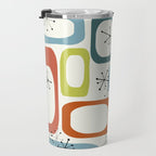 Mid Century Modern Shapes 1950s colors  Travel Mug Gallery Image 3